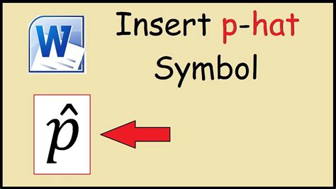 symbol of p hat